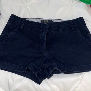 Navy J Crew Chino Shorts size 6!!